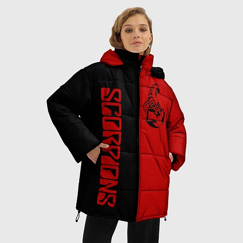 Женская зимняя куртка SCORPIONS / 3D-Черный – фото 3