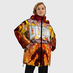 Куртка зимняя женская DOOM Eternal, цвет: 3D-красный — фото 2