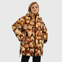 Куртка зимняя женская Гречка, цвет: 3D-черный — фото 2