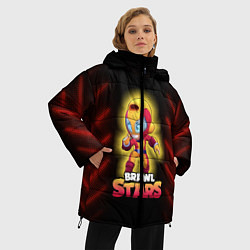Куртка зимняя женская BrawlStars Oko, цвет: 3D-черный — фото 2