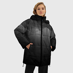 Куртка зимняя женская GRAY GEOMETRY, цвет: 3D-черный — фото 2