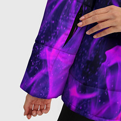 Куртка зимняя женская ФИОЛЕТОВЫЙ ОГОНЬ, цвет: 3D-черный — фото 2