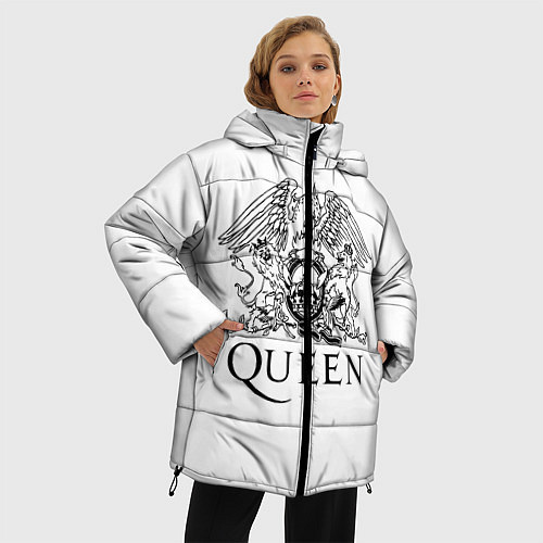 Женская зимняя куртка QUEEN / 3D-Черный – фото 3