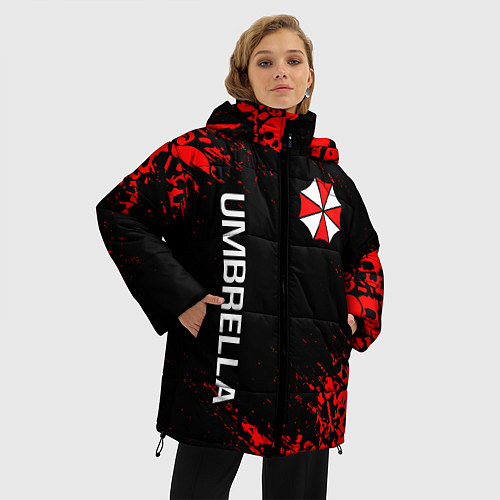 Женская зимняя куртка UMBRELLA CORP / 3D-Красный – фото 3