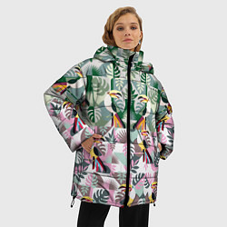 Куртка зимняя женская Туканы, цвет: 3D-черный — фото 2