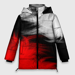 Куртка зимняя женская ПЕРЬЯ, цвет: 3D-светло-серый