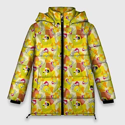 Куртка зимняя женская Looney Tunes, цвет: 3D-красный