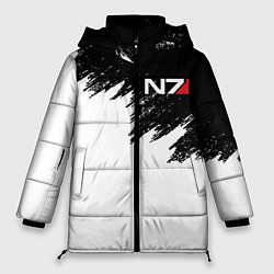 Куртка зимняя женская MASS EFFECT N7, цвет: 3D-светло-серый