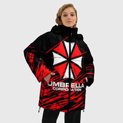 Куртка зимняя женская Umbrella Corporation, цвет: 3D-черный — фото 2