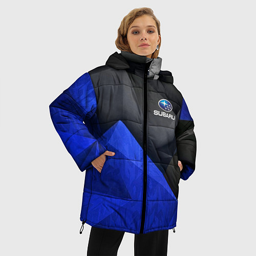 Женская зимняя куртка SUBARU / 3D-Черный – фото 3
