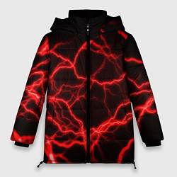 Куртка зимняя женская МОЛНИИ, цвет: 3D-черный