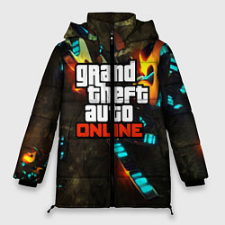 Куртка зимняя женская GTA:Online, цвет: 3D-светло-серый