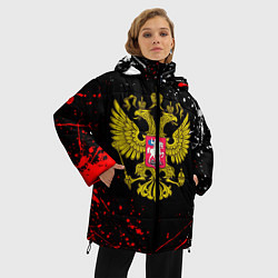 Куртка зимняя женская РОССИЯ, цвет: 3D-светло-серый — фото 2