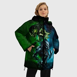Куртка зимняя женская PREDATOR, цвет: 3D-светло-серый — фото 2