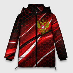 Куртка зимняя женская РОССИЯ, цвет: 3D-красный