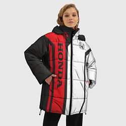 Куртка зимняя женская Honda Driver team, цвет: 3D-черный — фото 2