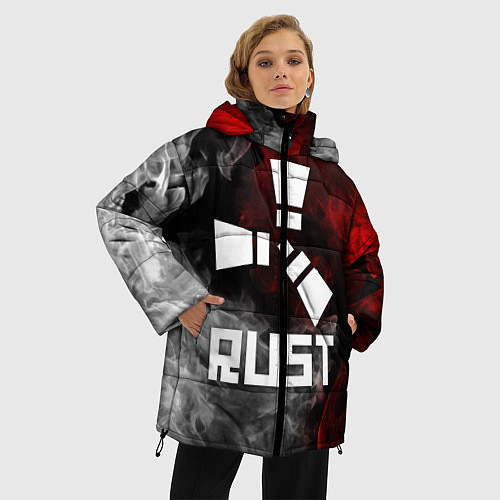 Женская зимняя куртка RUST / 3D-Черный – фото 3