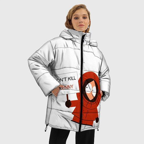 Женская зимняя куртка Kenny McCormick / 3D-Черный – фото 3