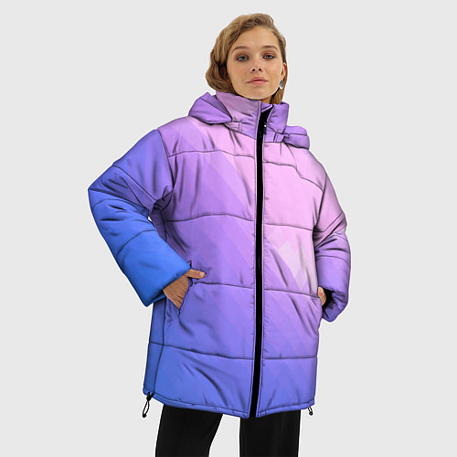 Женская зимняя куртка Пикси / 3D-Черный – фото 3