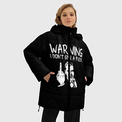 Куртка зимняя женская Warning, цвет: 3D-черный — фото 2