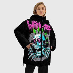 Куртка зимняя женская Blink-182 8, цвет: 3D-черный — фото 2