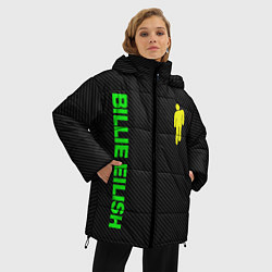 Куртка зимняя женская BILLIE EILISH CARBON, цвет: 3D-черный — фото 2