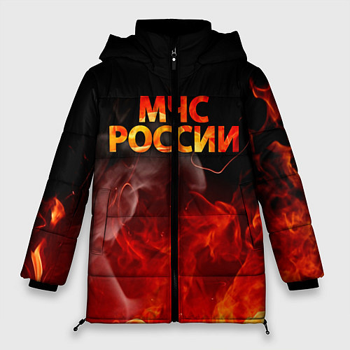Женская зимняя куртка МЧС России / 3D-Красный – фото 1
