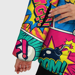 Куртка зимняя женская COMICS ART, цвет: 3D-светло-серый — фото 2