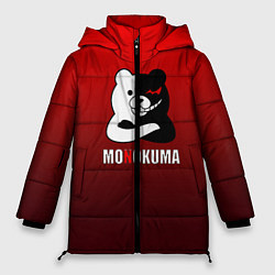 Куртка зимняя женская Monokuma, цвет: 3D-светло-серый