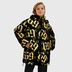 Куртка зимняя женская 6ix9ine Gold, цвет: 3D-черный — фото 2