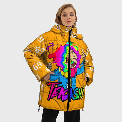 Женская зимняя куртка 6IX9INE / 3D-Черный – фото 3
