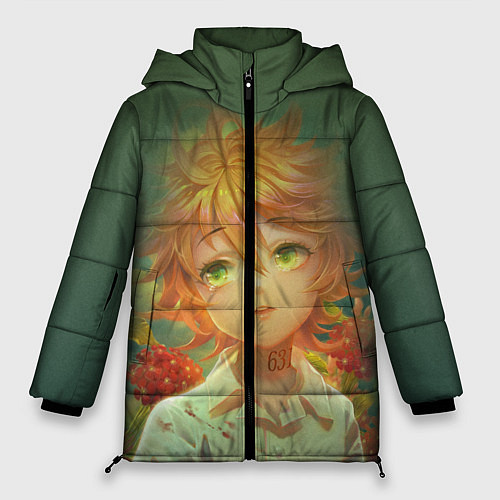 Женская зимняя куртка The Promised Neverland / 3D-Красный – фото 1
