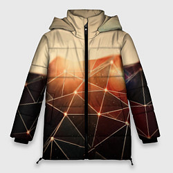 Куртка зимняя женская ABSTRACT DIGITAL, цвет: 3D-светло-серый