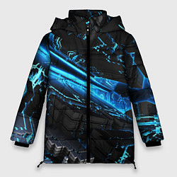 Куртка зимняя женская DIGITAL ABSTRACT, цвет: 3D-черный