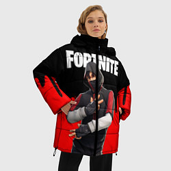 Куртка зимняя женская FORTNITE x IKONIK, цвет: 3D-черный — фото 2