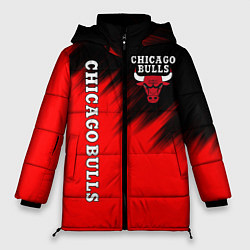 Куртка зимняя женская CHICAGO BULLS, цвет: 3D-красный