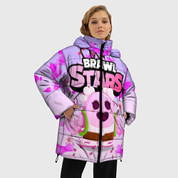 Куртка зимняя женская Sakura Spike Brawl Stars, цвет: 3D-черный — фото 2
