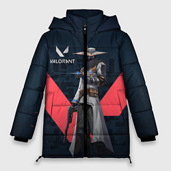Куртка зимняя женская CYPHER VALORANT, цвет: 3D-черный
