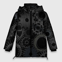 Куртка зимняя женская Механизмы, цвет: 3D-светло-серый