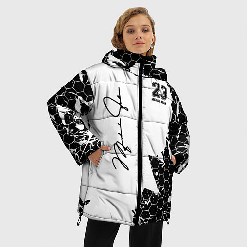 Женская зимняя куртка Michael Jordan 23 / 3D-Черный – фото 3