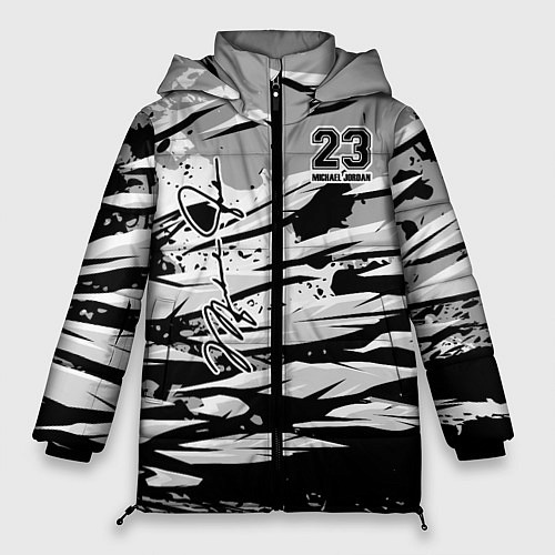 Женская зимняя куртка Michael Jordan 23 / 3D-Красный – фото 1