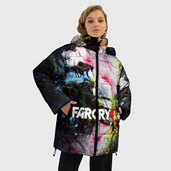 Куртка зимняя женская FARCRY4, цвет: 3D-черный — фото 2
