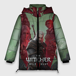 Куртка зимняя женская The Witcher 5-летие, цвет: 3D-черный