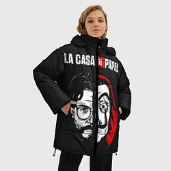 Куртка зимняя женская La casa de papel, цвет: 3D-черный — фото 2