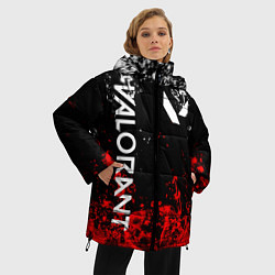 Куртка зимняя женская VALORANT, цвет: 3D-черный — фото 2