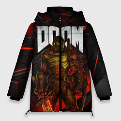 Куртка зимняя женская DOOM ETERNAL, цвет: 3D-черный