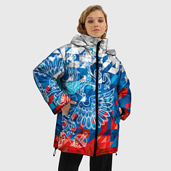 Куртка зимняя женская Россия, цвет: 3D-красный — фото 2