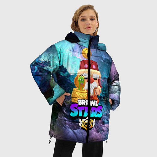 Женская зимняя куртка BRAWL STARS GALE / 3D-Черный – фото 3