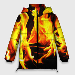 Куртка зимняя женская В ОГНЕ, цвет: 3D-черный