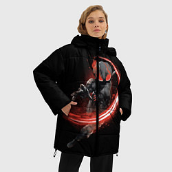 Куртка зимняя женская BLACK MANTA, цвет: 3D-красный — фото 2